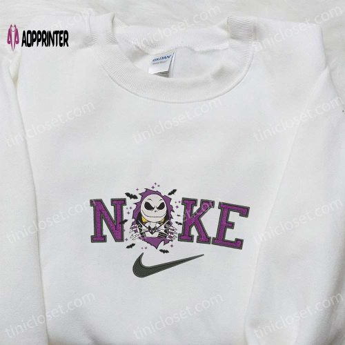 Nike x Button Eyes Witch Girl Coraline Embroidered Shirt – Unique Nike Inspired Gift for Family