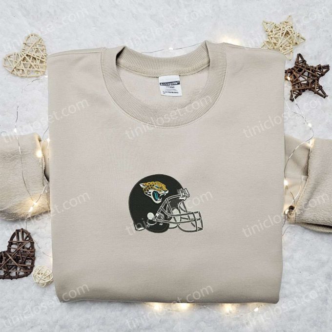 Jacksonville Jaguars Helmet Embroidered Shirt & NCAA Sports Hoodie – Ultimate Gift Idea!