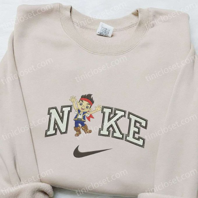 Jake x Nike Cartoon Embroidered Hoodie Disney Characters & Nike Inspired Shirt