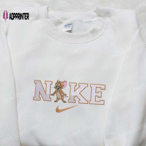 Chibimon x Nike Anime Embroidered Sweatshirt – Digimon & Nike Inspired Shirt