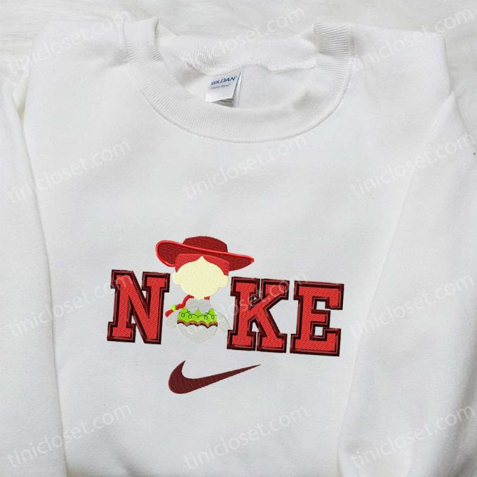 Jessi x Nike Cartoon Embroidered Tshirt – Toy Story Inspired Nike Shirt