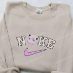 Jigglypuff Nike Embroidered Shirt Pokemon Sweatshirt Custom Nike Shirt