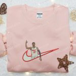 Jimmy Butler x Swoosh NBA Embroidered Sweatshirt: Nike Inspired Celebrity Shirt