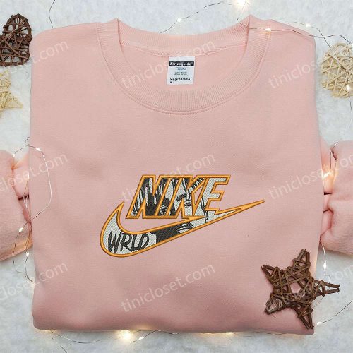 Juice WRLD x Nike Embroidered Hoodie & Shirt: Celebrity Inspired Apparel