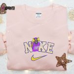 Justin Jefferson x Nike Embroidered Shirt & NFL Sports Hoodie – Celebrity Style Apparel