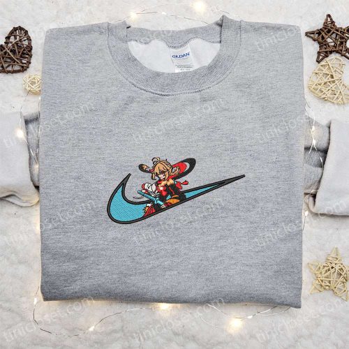 Stylish Kaedehara Kazuha x Nike Swoosh Embroidered Shirt: Genshin Impact & Nike Inspired Collection