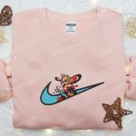 Stylish Kaedehara Kazuha x Nike Swoosh Embroidered Shirt: Genshin Impact & Nike Inspired Collection