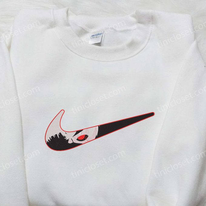 Kaneki Ken Nike Embroidered Shirt: Tokyo Ghoul Anime x Nike Shirt