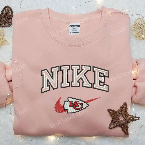 Kansas City Chiefs x Nike Embroidered Shirt: NFL Sport Custom Tee