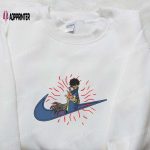 Kawaki x Nike Swoosh Anime Embroidered Shirt – Naruto Inspired Nike Inspired Trendy Design