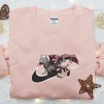 Ken Kaneki x Nike Swoosh Anime Shirt: Tokyo Ghoul Embroidered & Nike Inspired – Stylish & Unique!