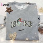 Nike Inspired King Cobra Snake Embroidered Sweatshirt: Animal Shirt with Nike Style