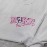 Kitty Nike Embroidered Sweatshirt: Nike Inspired Hoodie – Perfect Gifts for Your Girlfriend