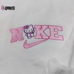 Kitty Nike Embroidered Sweatshirt – Nike Inspired Hoodie Perfect Girlfriend Gift