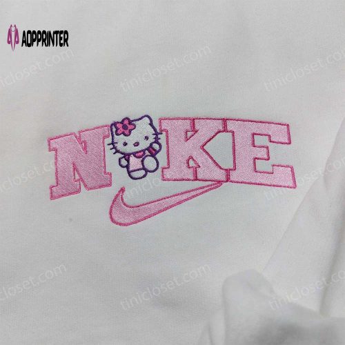 Winnie Pooh Disney Embroidered Hoodie – Custom Nike Swoosh Sweatshirt