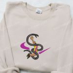 Kobe Bryant Snake x Swoosh Embroidered Sweatshirt – Lakers NBA Nike Inspired Shirt