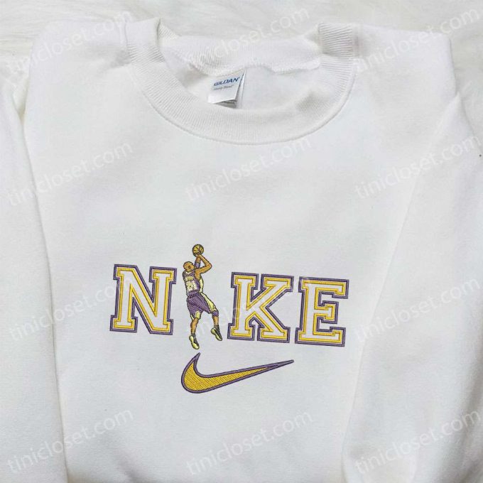 Kobe Bryant x Nike NBA Embroidered Shirt: Perfect Family Gift from Nike Sport-Inspired