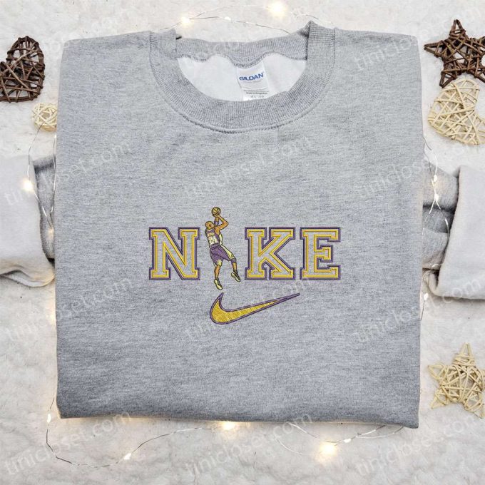 Kobe Bryant x Nike NBA Embroidered Shirt: Perfect Family Gift from Nike Sport-Inspired