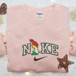 Kurdistan x Nike Embroidered Hoodie & Shirt: Perfect Family Gift Nike Inspired Designs