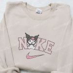 Kuromi x Nike Embroidered Cartoon Shirt: Best Nike Inspired Gift for Family