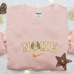 Lady x Nike Disney Cartoon Embroidered Shirt: Nike Inspired T-shirt Perfect Family Gift