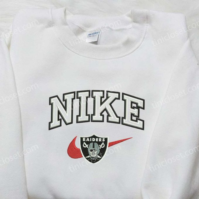 Las Vegas Raiders x Nike Embroidered Sweatshirt NBA Sport & Inspired Shirt