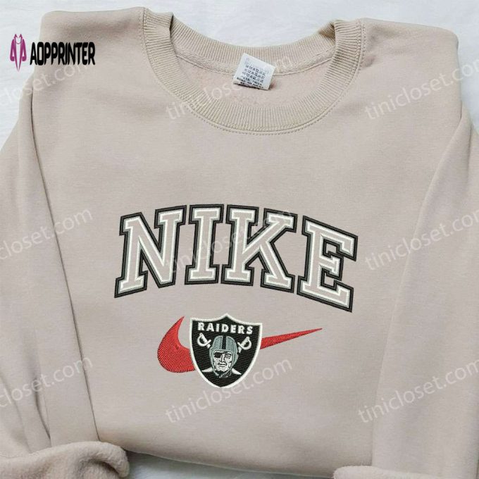 Las Vegas Raiders x Nike Embroidered Sweatshirt NBA Sport & Inspired Shirt