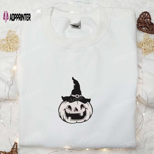 Halloweentown Est 1998 Embroidered Shirt: Vintage Halloween Gift for Lovers