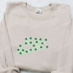 Leaves x Nike Embroidered Hoodie – Patrick s Day Sweatshirt Custom Design