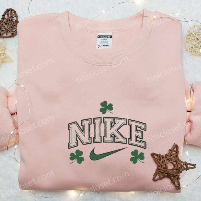 Leaves x Nike Embroidered Tshirt & Patrick’s Day Sweatshirt: Custom Hoodie