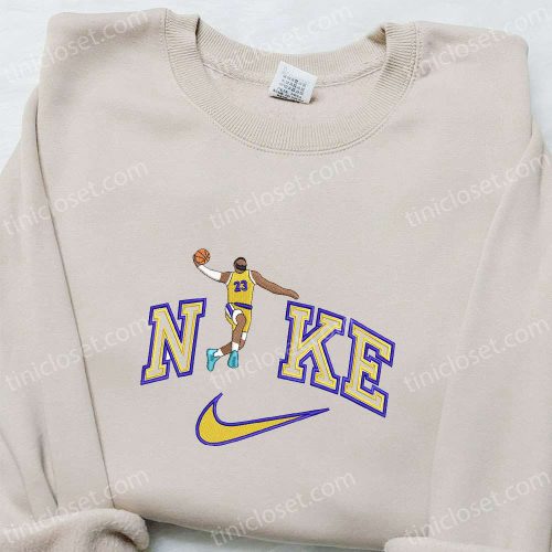 LeBron James x Nike NBA Sport Embroidered Shirt: Celebrity-inspired Nike Shirt