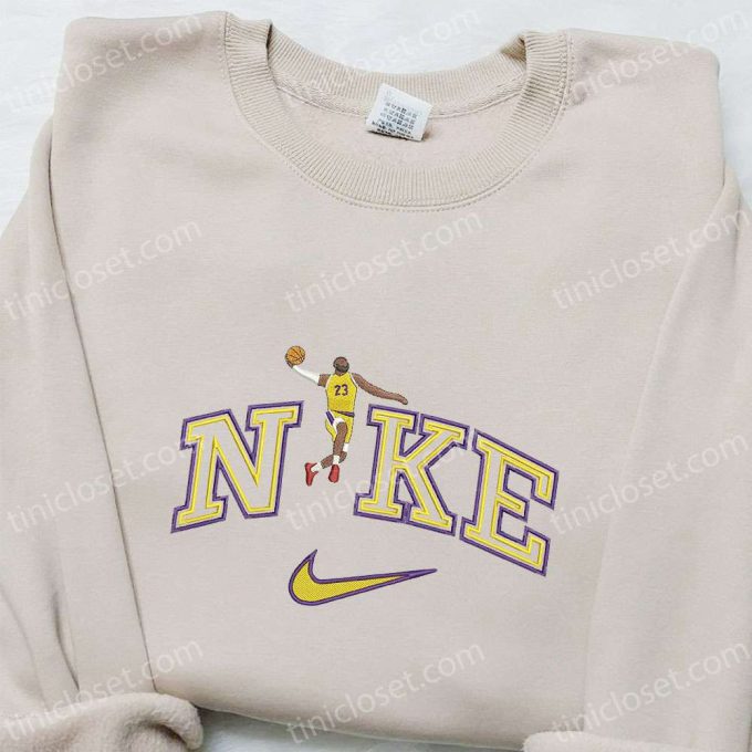 LeBron James x Nike NBA Sport Embroidered Shirt – Lakers & Custom Options