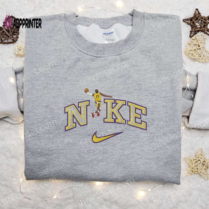 LeBron James x Nike NBA Sport Embroidered Shirt – Lakers & Custom Options