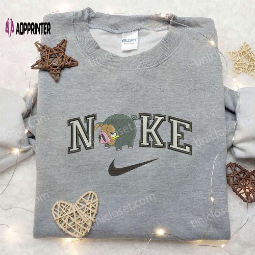 Disney x Nike Flower Winnie The Pooh Embroidered Sweatshirt – Unique and Stylish Nike Inspired Shirt