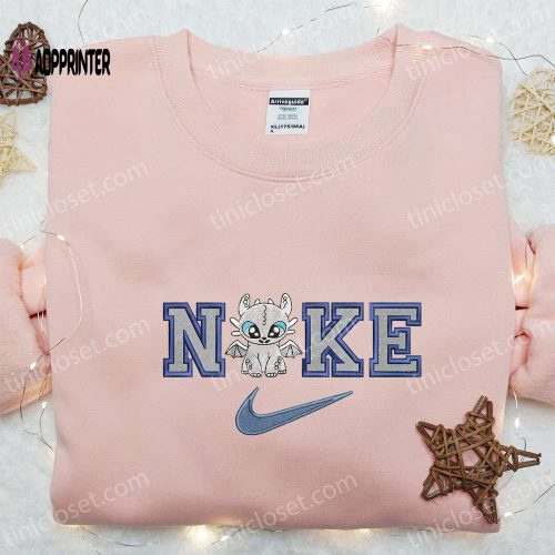 Nike Embroidered Shirt: Stylish Outline Design Perfect Christmas Gift Idea