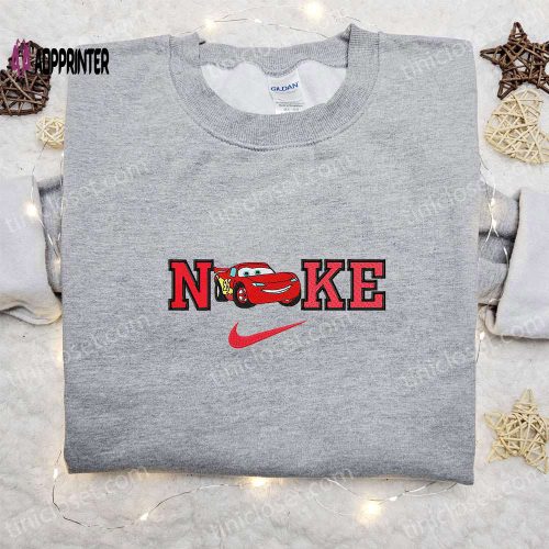 Nike-Inspired Melting Swoosh Embroidered Sweatshirt: Best Birthday Gift Ideas