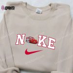 Lightning McQueen x Nike Embroidered Sweatshirt Cars Cartoon & Nike Inspired Shirt