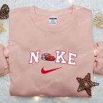 Lightning McQueen x Nike Embroidered Sweatshirt Cars Cartoon & Nike Inspired Shirt