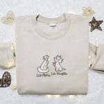 Disney Aristocats Embroidered Hoodie: Like Mother Like Daughter Shirt Best Mother’s Day Gift Idea