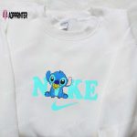 Lilo and Stitch x Nike Cartoon Embroidered Hoodie & Shirt: Exclusive Disney Collection