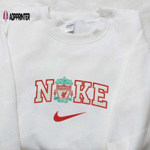 Loki x Nike Swoosh Movie Embroidered Sweatshirt & Marvel Universe Shirt: Nike Inspired Embroidery