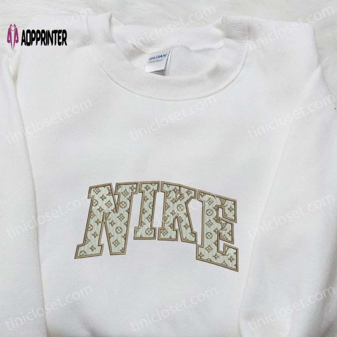 Louis Vuitton x Nike Embroidered Shirt: Best Nike Inspired Birthday Gift