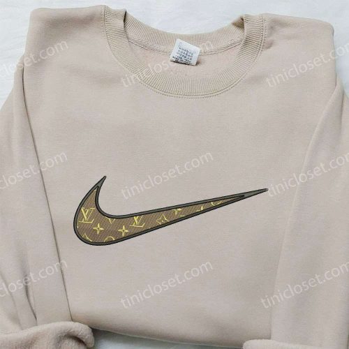 Louis Vuitton x Nike Embroidered Sweatshirt – Best Nike-Inspired Birthday Gift