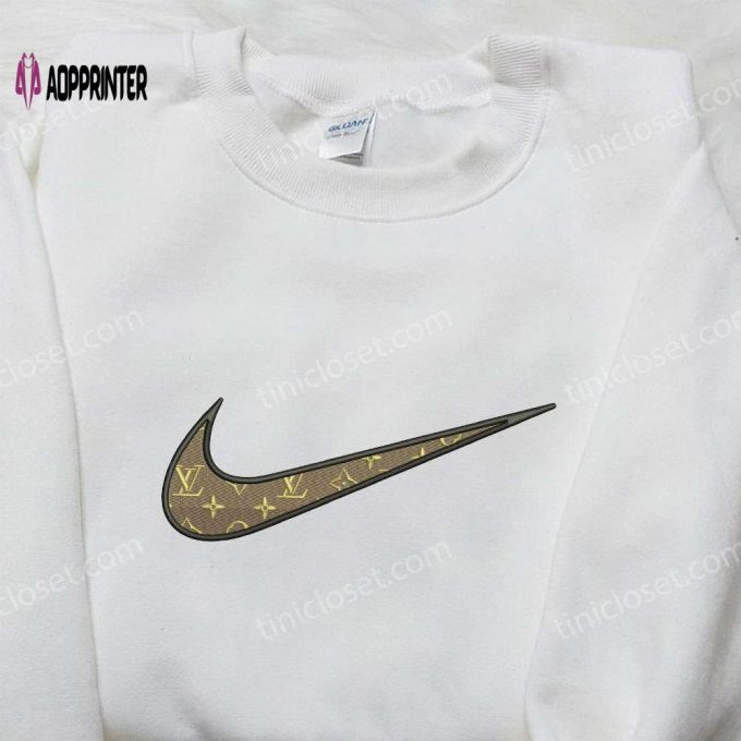 Louis Vuitton x Nike Embroidered Sweatshirt – Best Nike-Inspired Birthday Gift