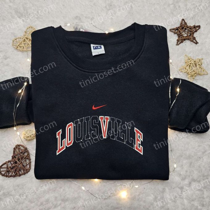 Louisville x Nike Swoosh Embroidered Hoodie & Shirt: Best Gift Ideas for Nike-Inspired Fashion