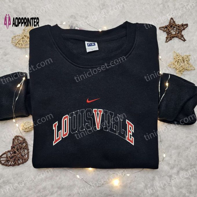 Louisville x Nike Swoosh Embroidered Hoodie & Shirt: Best Gift Ideas for Nike-Inspired Fashion