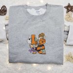 Spooktacular Halloween Embroidered Sweatshirt & Hoodie: Love Pumpkin Ghost Bat Shirt Ideas