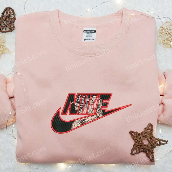 Lu Bu x Nike Anime Hoodie Record of Ragnarok & Inspired Embroidered Shirts