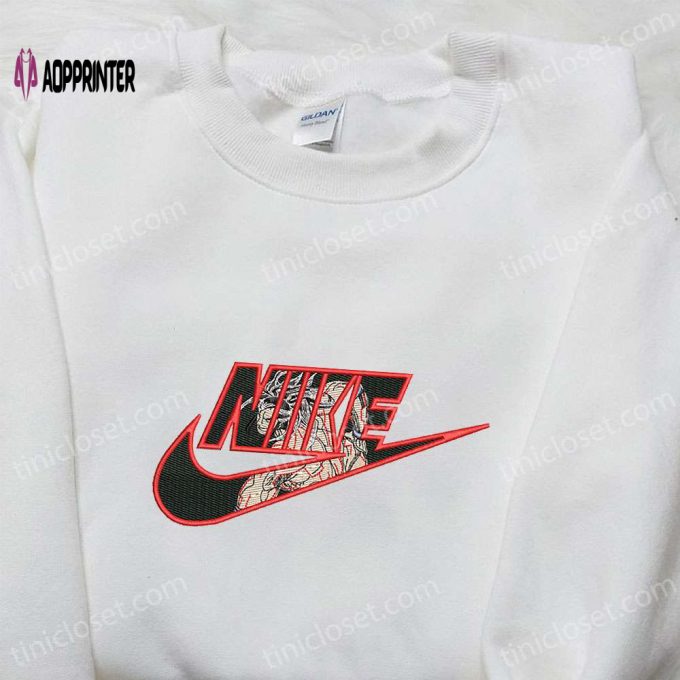 Lu Bu x Nike Anime Hoodie Record of Ragnarok & Inspired Embroidered Shirts