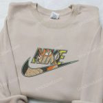 Luffy One Piece x Nike Embroidered Shirt: Cool Anime Shirt for Fans